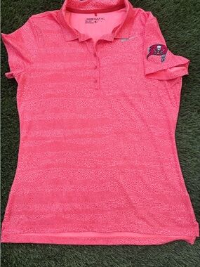 Nike Creamsicle Orange Dri-FIT Golf Women’s Polo NFL Tampa Buccaneers